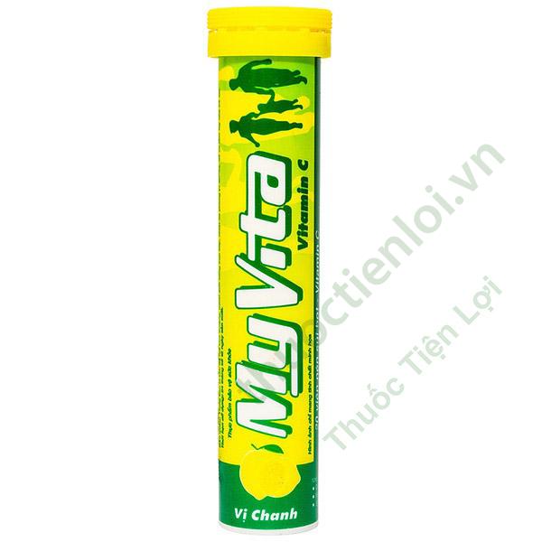 Sủi Myvita Chanh SPM (Tuýp/20V) 1 Sủi Myvita Chanh SPM (Tuýp/20V)