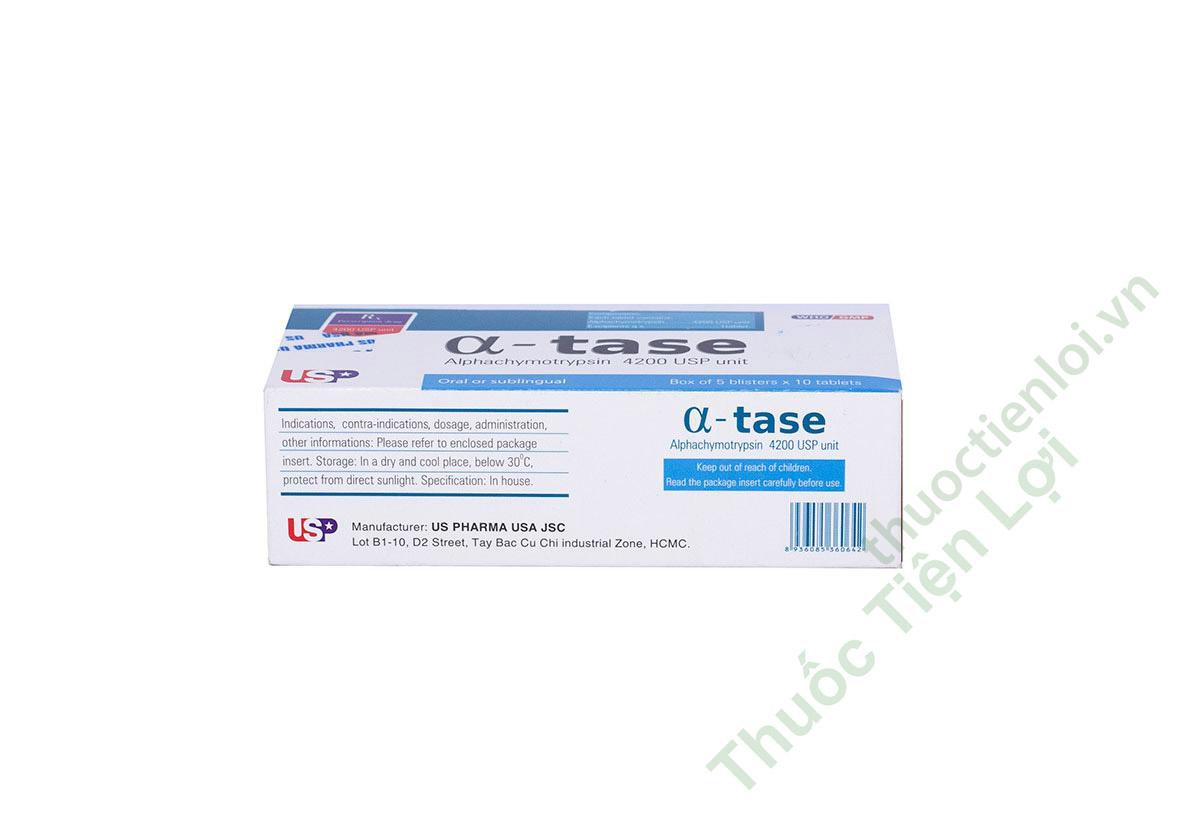 Α-Tase Alphachymotrypsin 4200 USP (H/50V) 1 Α-Tase Alphachymotrypsin 4200 USP (H/50V)