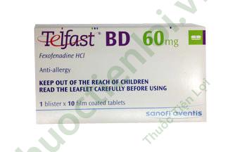 Telfast BD 60Mg - Sanofi (H10/V) 1 Telfast BD 60Mg - Sanofi (H10/V)