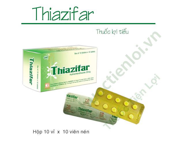 Thiazifar Hydroclothiazid 25Mg - Pharmedic (H/100V) 1 Thiazifar Hydroclothiazid 25Mg - Pharmedic (H/100V)