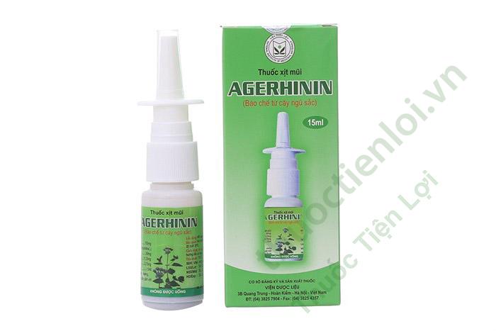 Xịt Mũi - Agerhinin Hà Nội (C/15ML) 1 Xịt Mũi - Agerhinin Hà Nội (C/15ML)