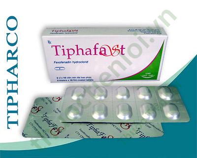 Tiphafast Fexofenadin 180Mg Tipharco(H/20V) 1 Tiphafast Fexofenadin 180Mg Tipharco(H/20V)
