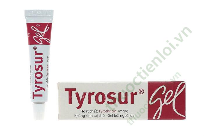 tyrosuryrothricin_1mg_g_engelhard.jpg Tyrosur Tyrothricin 1Mg/G Engelhard (T/5G) - Ảnh 1