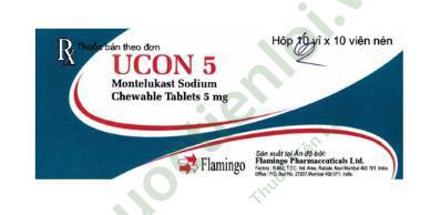 ucon_montelukast_5mg_flamingo.jpg Ucon Montelukast 5Mg Flamingo (h/100v) - Ảnh 1