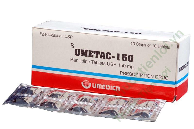 umetac_ranitidin_150mg_umedical.jpg Umetac 150 Ranitidin 150Mg Umedical (h/100v) - Ảnh 1