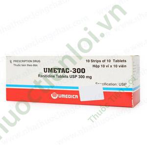 umetac_ranitidin_300mg_umedical.jpg Umetac 300 Ranitidin 300Mg Umedical (h/100v) - Ảnh 1