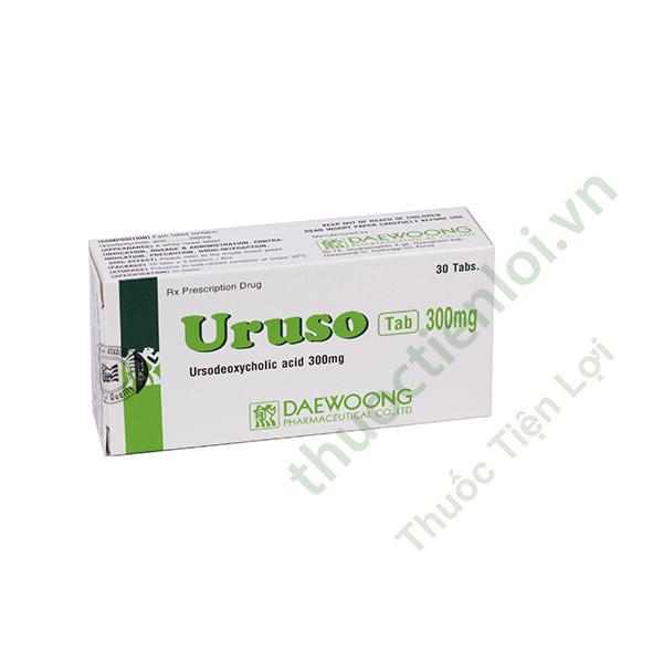 uruso_tablets_300mg_daewoong.jpg Uruso 300Mg Daewoong h/30v - Ảnh 1