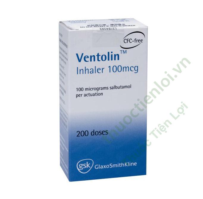 ventolin_100mcg.jpg Ventolin Inhaler - GSK (C/100Mcg) - Ảnh 1