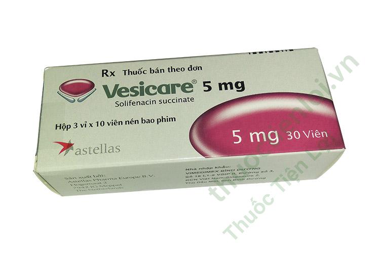 vesicare_1.jpg Vesicare 5Mg Astellas Pharma (h/30v) - Ảnh 1