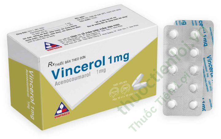 vincerol_acenocoumarol_1mg_vinphaco.jpg Vincerol Acenocoumarol 1Mg - Vinphaco (h/100v) - Ảnh 1