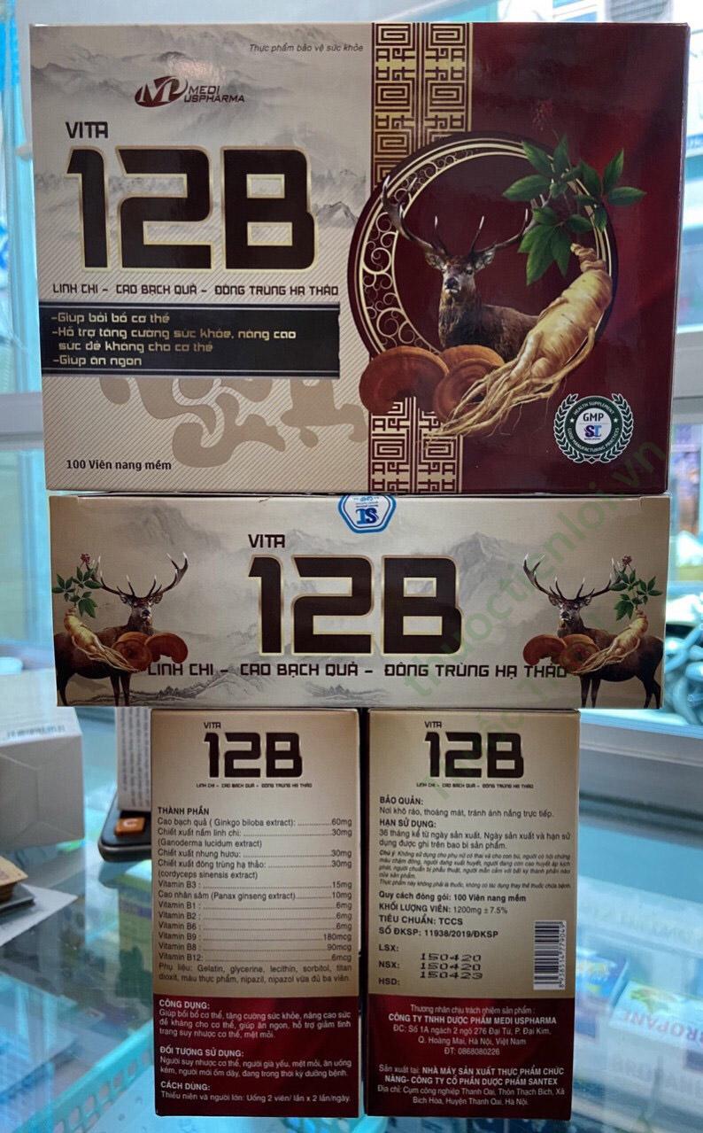 vitamin_12b_medi_uspharma.jpg Vitamin 12B Medi Uspharma (h/100v) - Ảnh 1