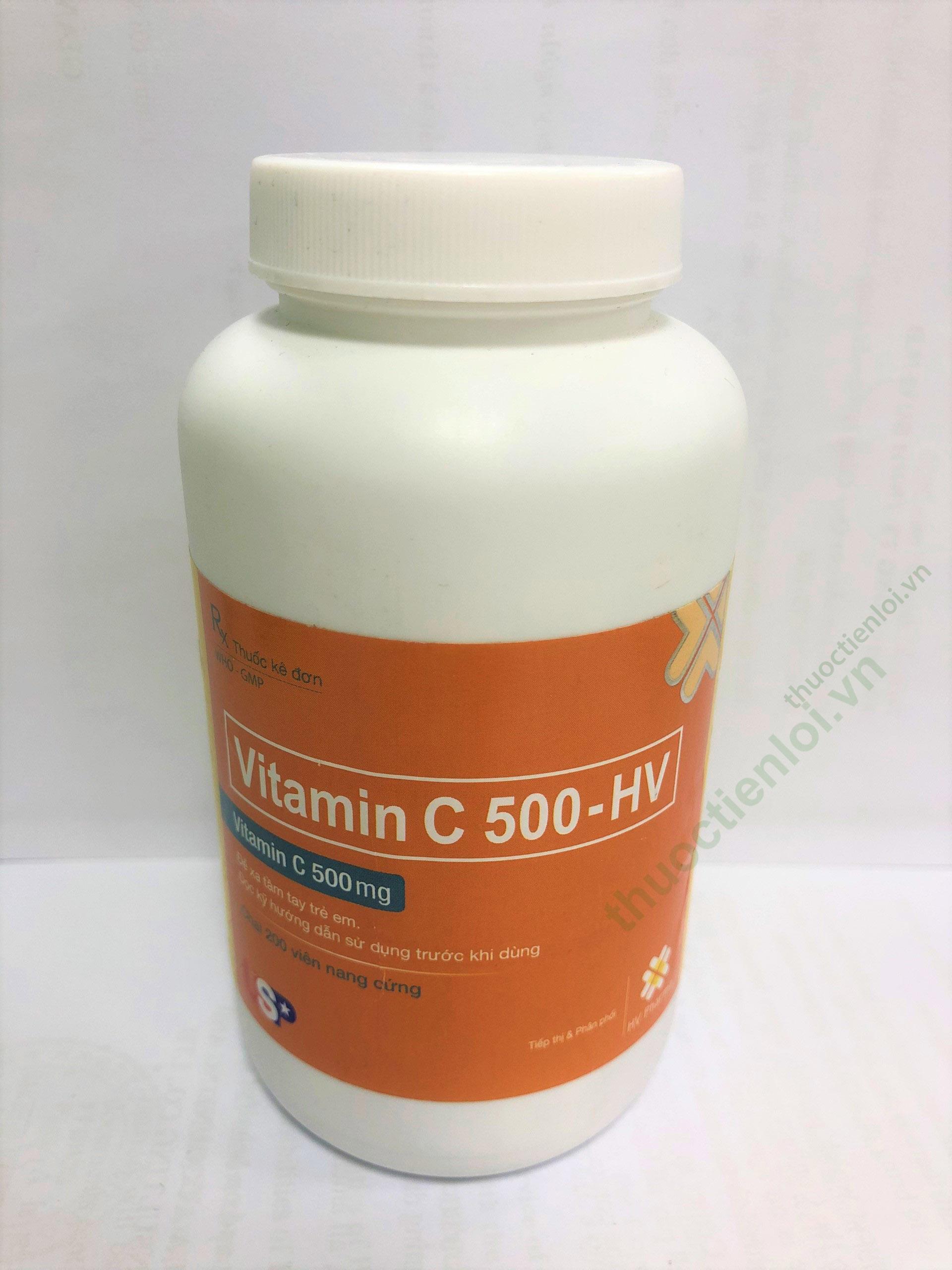 vitamin_500_hv_usp.jpg Vitamin C 500 - Hv USP c/200v - Ảnh 1