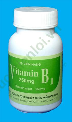 vitamin_b1_250mg_mekophar.jpg Vitamin B1 250Mg - Mekophar (c/100v) - Ảnh 1