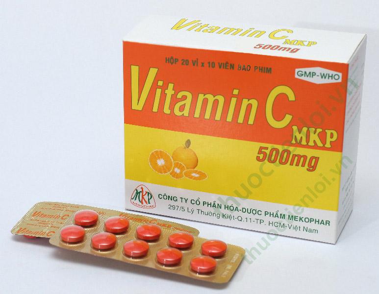 vitamin_c_500mg_tablet_mekophar.jpg Vitamin C 500Mg Mekophar h/200v - Ảnh 1