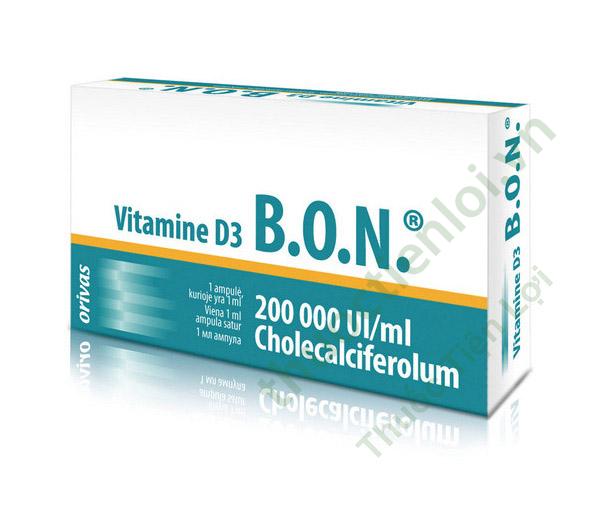 vitamine_d3_bon.jpg Vitamin D3 B.O.N 200000IU/ML Bouchara (H/1O/1ML) - Ảnh 1