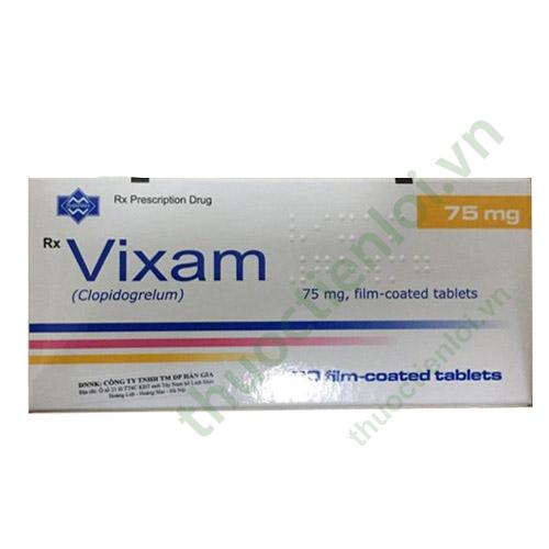 vixam_clopidogrelum_75mg.jpg Vixam Clopidogrelum 75Mg (h/30v) - Ảnh 1