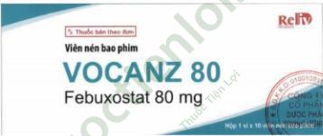 vocanz_fexuxostat_80mg_reliv.jpg Vocanz Fexuxostat 80Mg Reliv (h/10v) - Ảnh 1