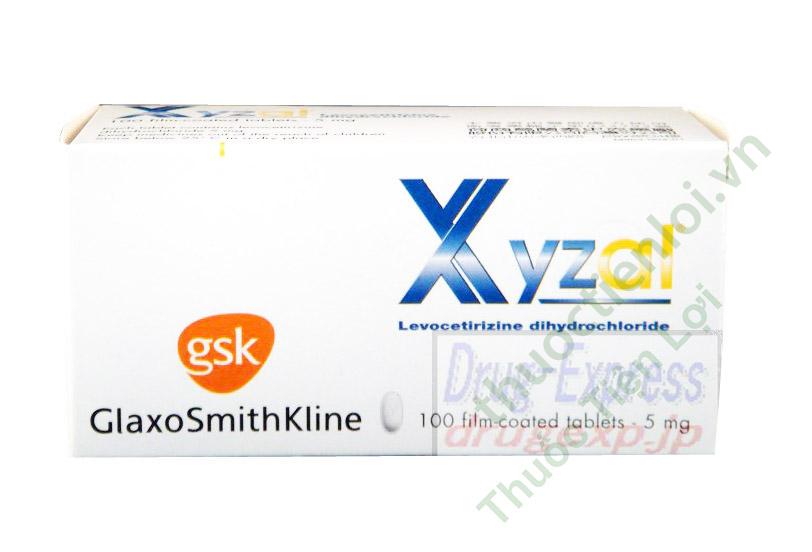 xyzal.jpg Xyzal Levocetirizin 5Mg - GSK (h/10v) - Ảnh 1