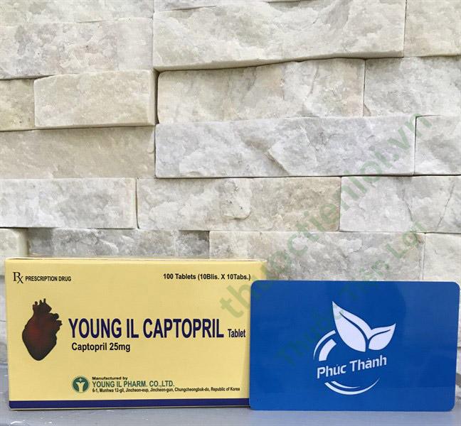 young_il_captopril_25mg_tablet.jpg Young Il Captopril 25Mg Let (h/100v) - Ảnh 1