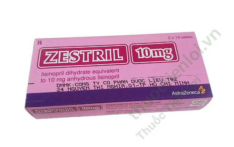 zestril_10mg.jpg Zestril 10Mg (h/28v) Astrazenca - Ảnh 1