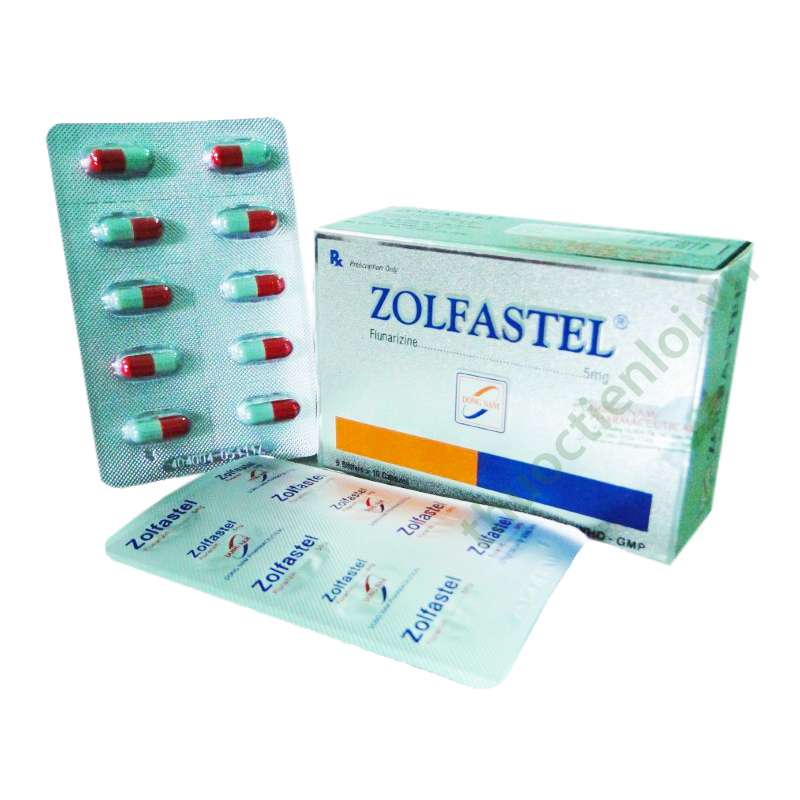Zolfastel Flunarizin 5Mg Đông Nam (h/100v) 1 Zolfastel Flunarizin 5Mg Đông Nam (h/100v)