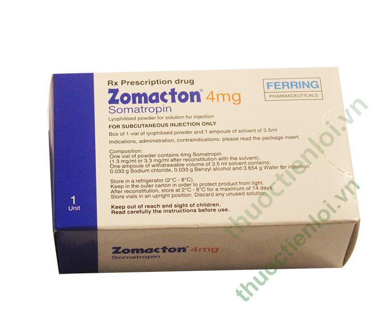 zomacton 4mg Zomacton 4Mg Inj. H/1 Vial - Ảnh 1