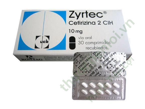 zyrtec.jpg Zyrtec Cetirizin 10Mg (h/10v) - Ảnh 1