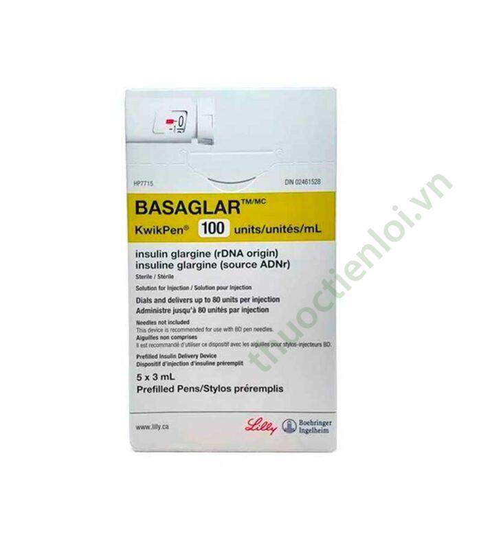 Thuốc Basaglar kwikpen 300U/3ml