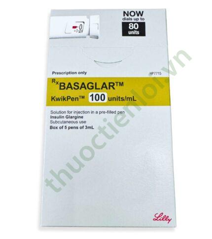 BASAGLAR KwikPen 100U/mL 5x3mL Lilly
