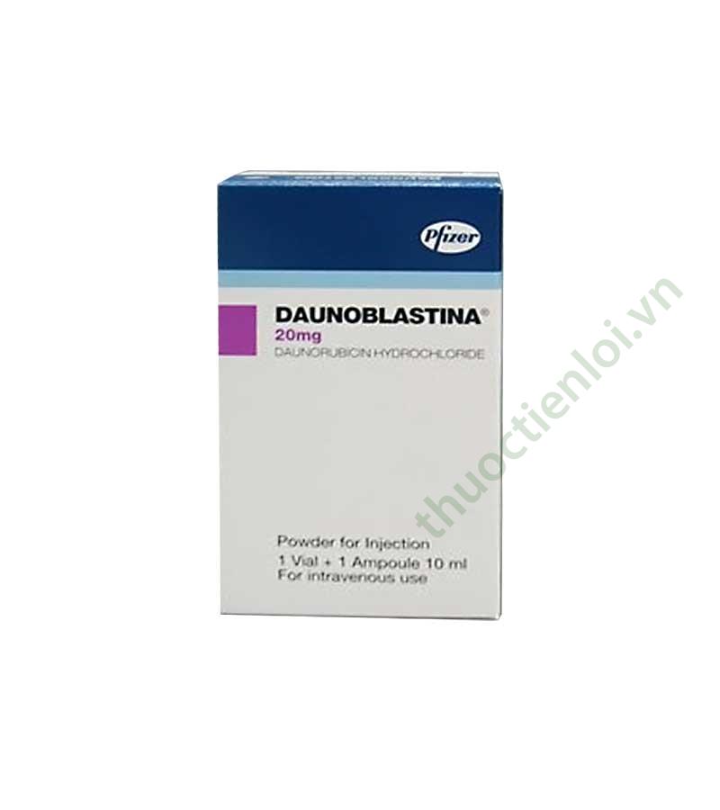 Thuoc-Daunoblastina-20mg Thuốc Daunoblastina 20Mg/10mL Pfizer