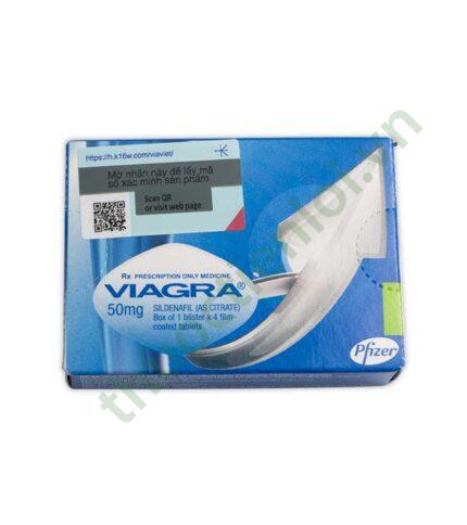 Viagra 50mg Pfizer Hộp 4 viên