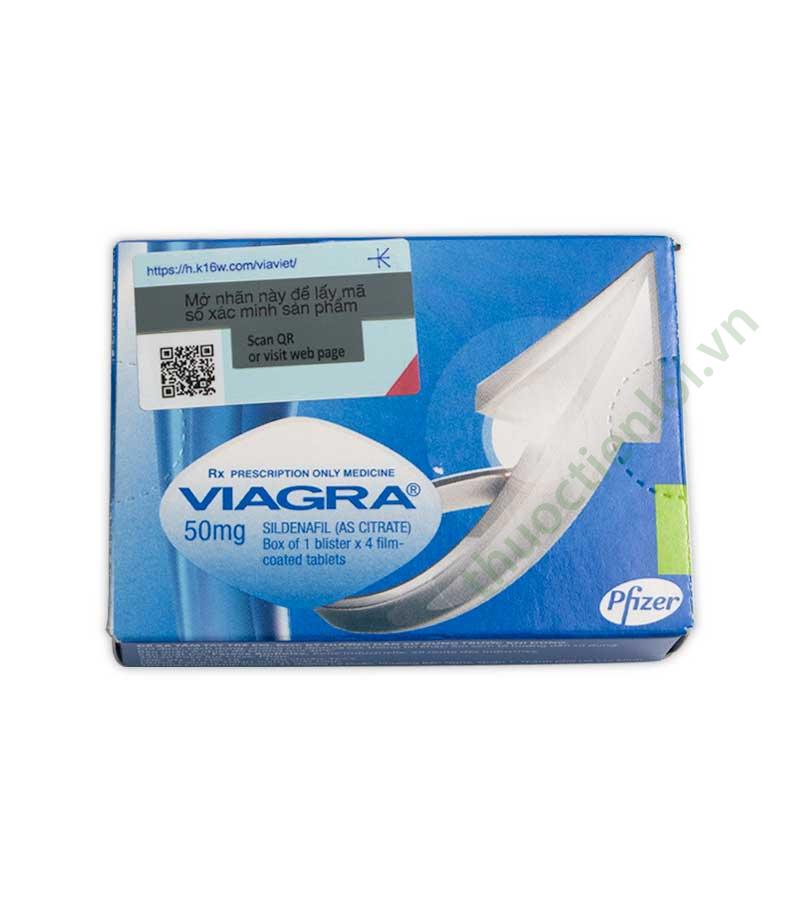 Viagra-50mg Viagra 50mg Pfizer Hộp 4 viên