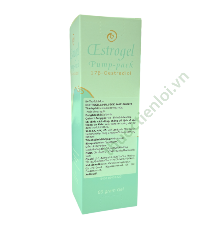 Oestrogel 0.06% Gel 80G 1S Pump-pack