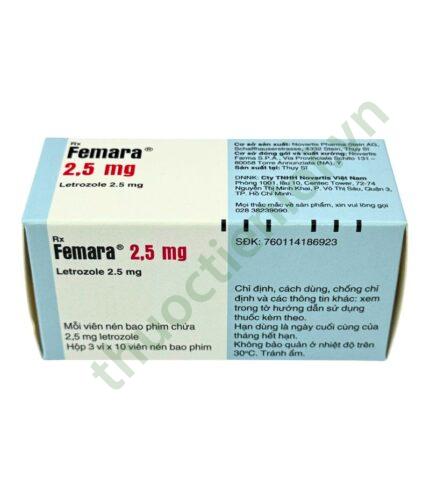 Femara 2.5mg Novartis H/30v