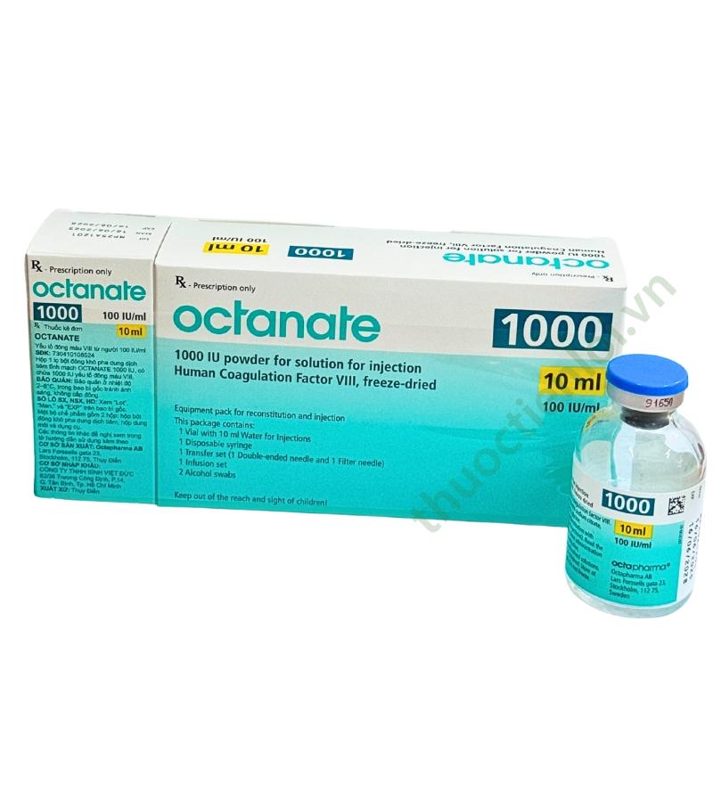 Octanate 1000IU10mL Octapharma Octanate 1000IU10mL Octapharma